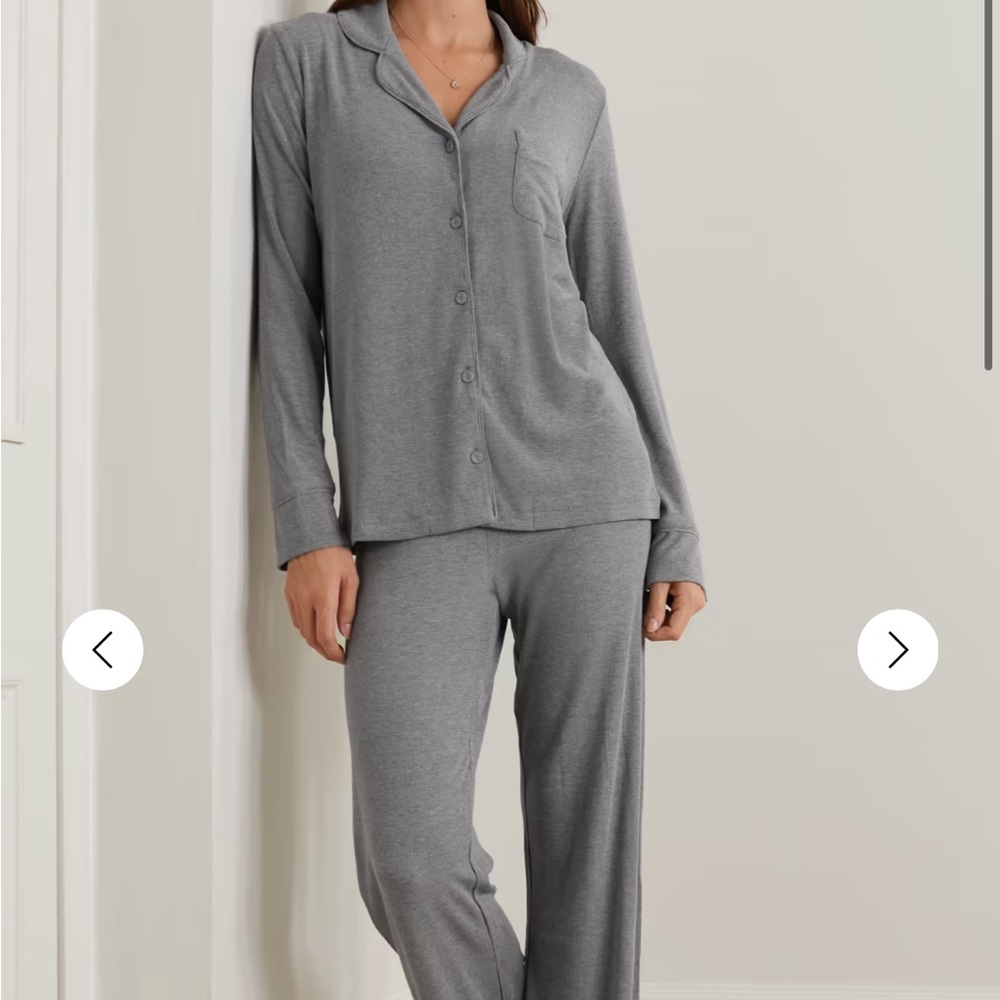 Skims ribbed pajama set